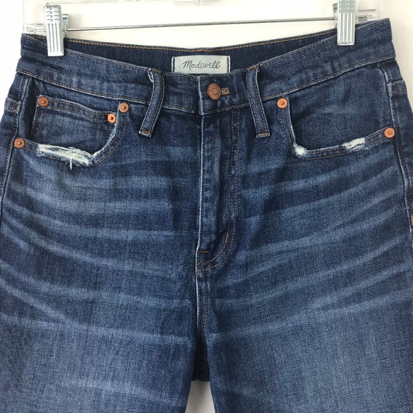 Madewell High Rise Slim Boy jeans Boyfriend Fit - Picture 2 of 8